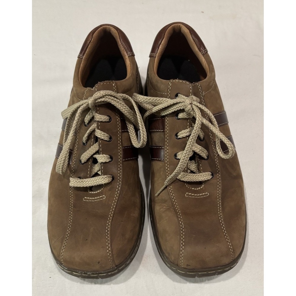Y2K 90's Sketchers 4400 Men's Oxford Leather Casual Walking Shoes Brown Size 9.5
